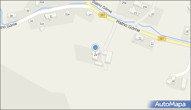 Ratno Górne, Ratno Górne, 24, mapa Ratno Górne