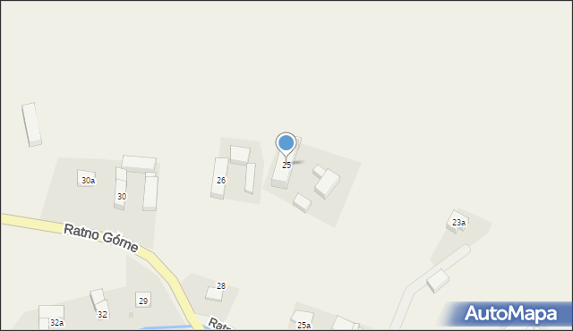 Ratno Górne, Ratno Górne, 25, mapa Ratno Górne