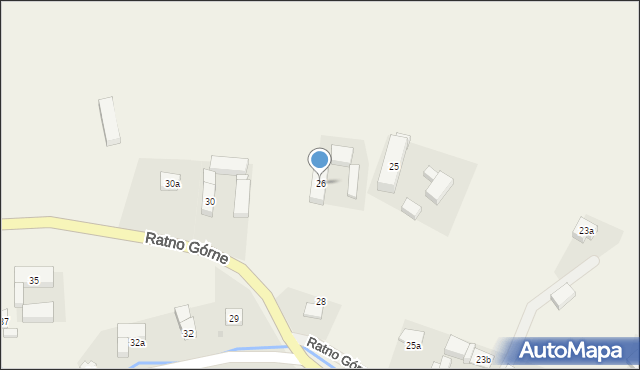 Ratno Górne, Ratno Górne, 26, mapa Ratno Górne