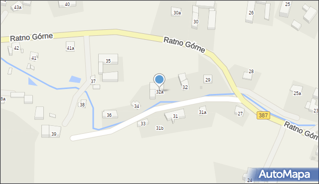 Ratno Górne, Ratno Górne, 32a, mapa Ratno Górne