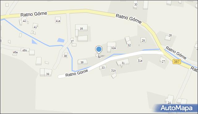 Ratno Górne, Ratno Górne, 34, mapa Ratno Górne