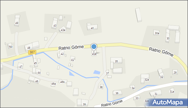 Ratno Górne, Ratno Górne, 41a, mapa Ratno Górne
