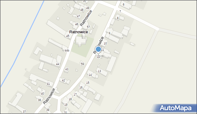 Ratnowice, Ratnowice, 12, mapa Ratnowice