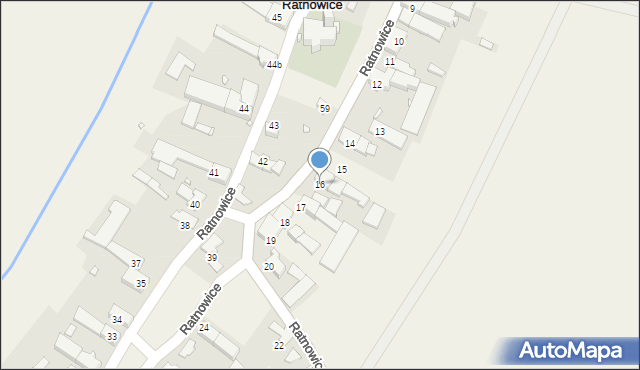 Ratnowice, Ratnowice, 16, mapa Ratnowice