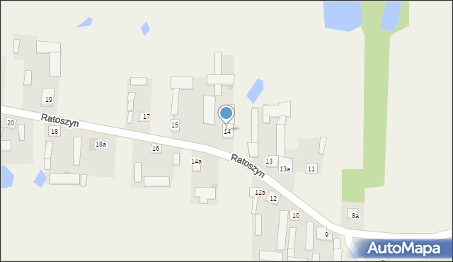 Ratoszyn, Ratoszyn, 14, mapa Ratoszyn