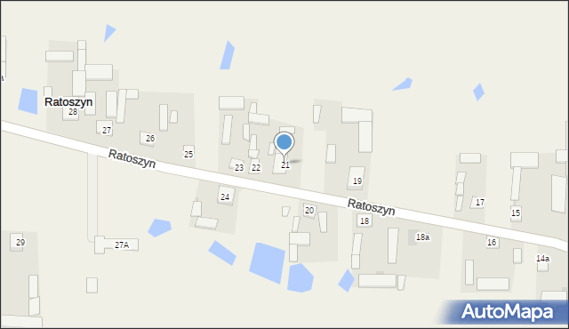 Ratoszyn, Ratoszyn, 21, mapa Ratoszyn