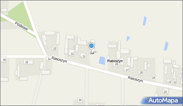 Ratoszyn, Ratoszyn, 31a, mapa Ratoszyn
