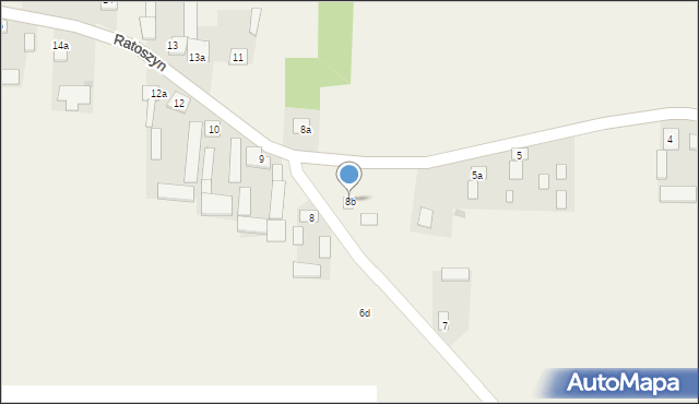 Ratoszyn, Ratoszyn, 8b, mapa Ratoszyn