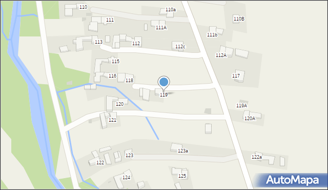 Ratułów, Ratułów, 119, mapa Ratułów