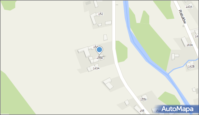 Ratułów, Ratułów, 156a, mapa Ratułów