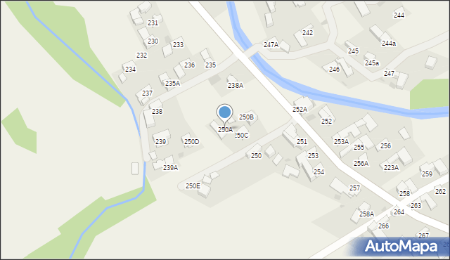 Ratułów, Ratułów, 250A, mapa Ratułów