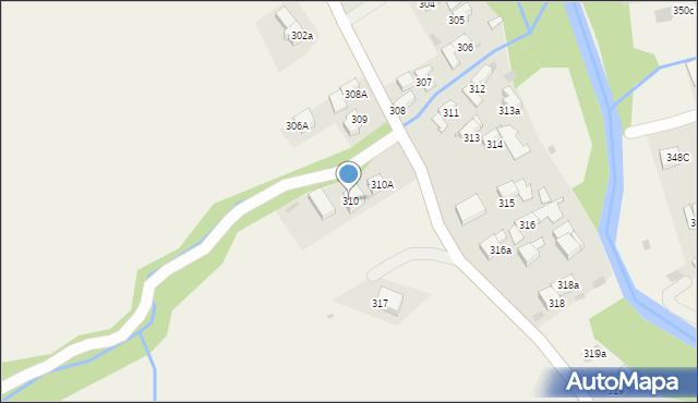 Ratułów, Ratułów, 310, mapa Ratułów