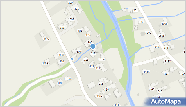 Ratułów, Ratułów, 312, mapa Ratułów