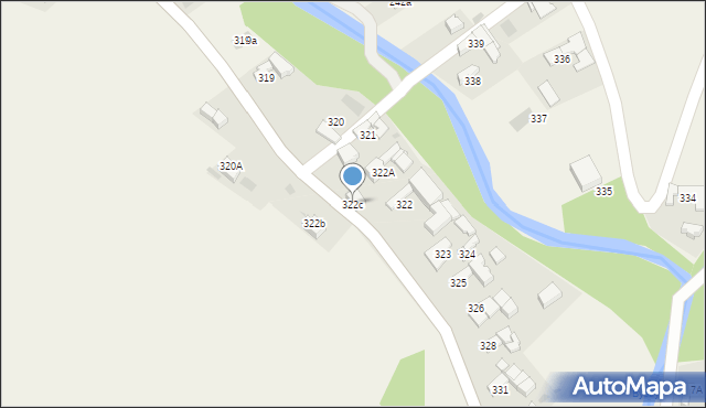 Ratułów, Ratułów, 322c, mapa Ratułów