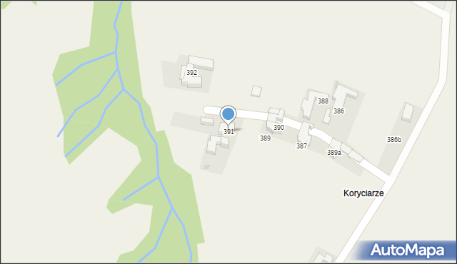 Ratułów, Ratułów, 391, mapa Ratułów