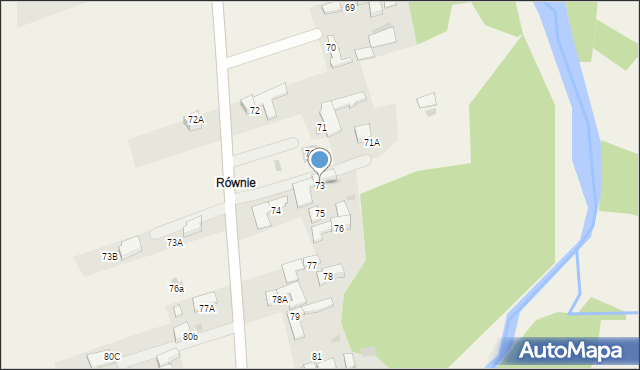 Ratułów, Ratułów, 73, mapa Ratułów