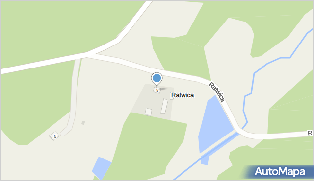 Ratwica, Ratwica, 5, mapa Ratwica