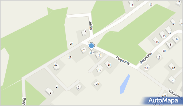 Rąty, Rąty, 107, mapa Rąty