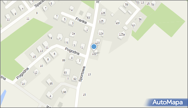 Rąty, Rąty, 122, mapa Rąty