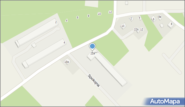 Rąty, Rąty, 22a, mapa Rąty