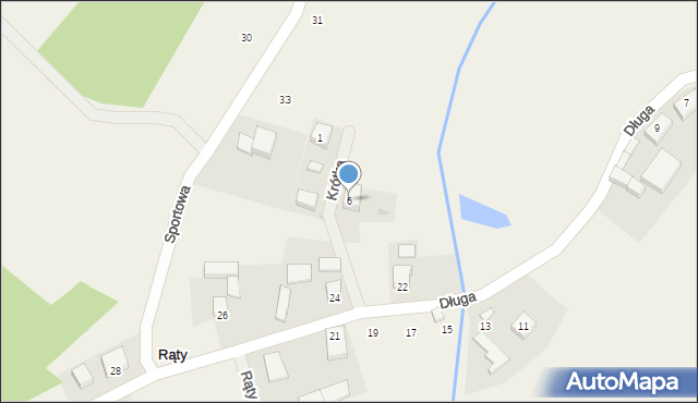 Rąty, Rąty, 37, mapa Rąty