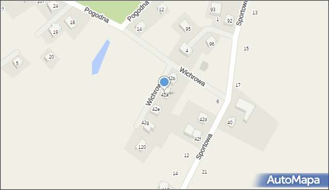 Rąty, Rąty, 42a, mapa Rąty