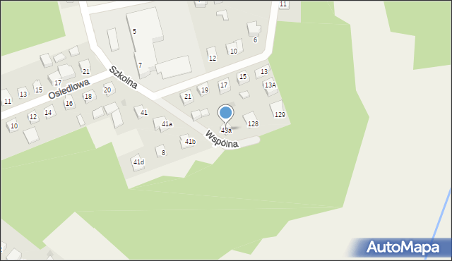 Rąty, Rąty, 43a, mapa Rąty