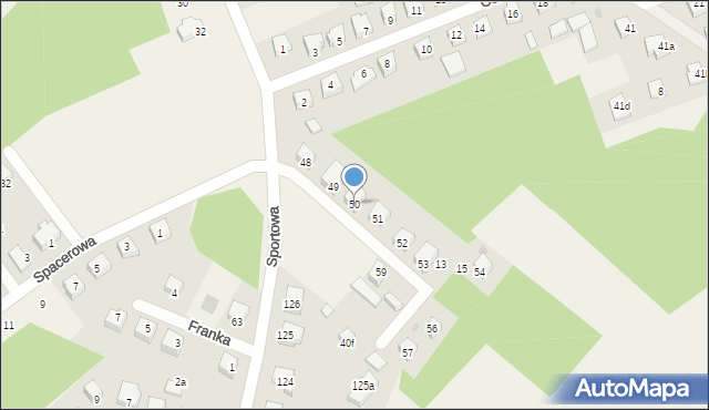 Rąty, Rąty, 50, mapa Rąty