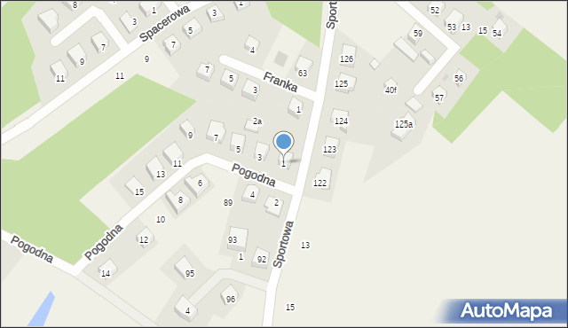 Rąty, Rąty, 76, mapa Rąty