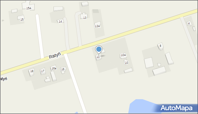 Ratyń, Ratyń, 11a, mapa Ratyń