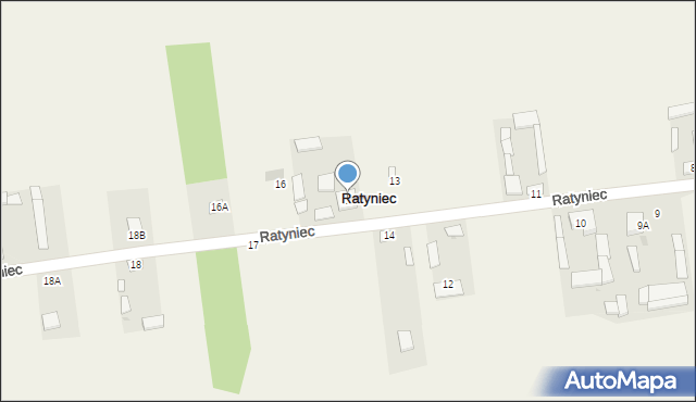 Ratyniec, Ratyniec, 15, mapa Ratyniec