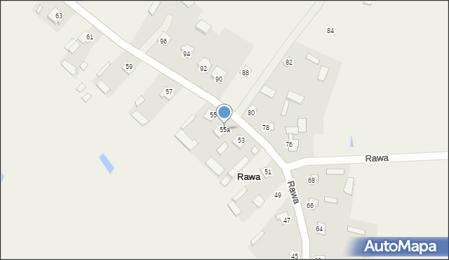 Rawa, Rawa, 55a, mapa Rawa