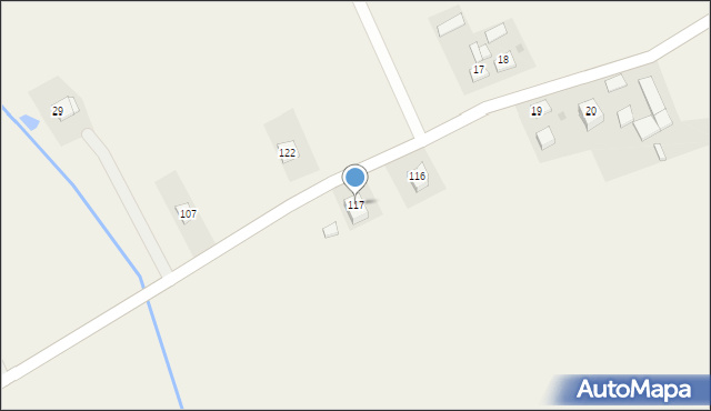 Rawałowice, Rawałowice, 117, mapa Rawałowice