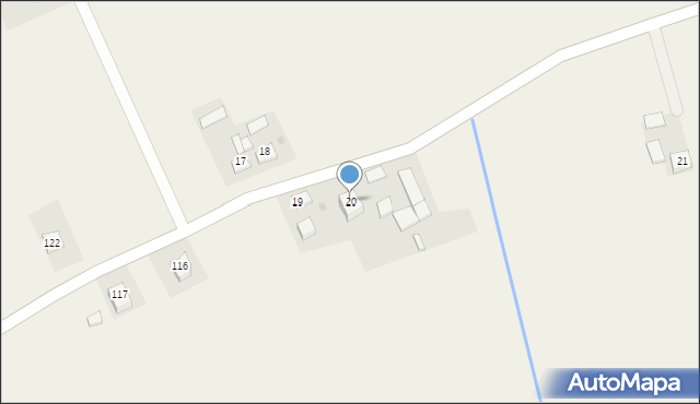 Rawałowice, Rawałowice, 20, mapa Rawałowice