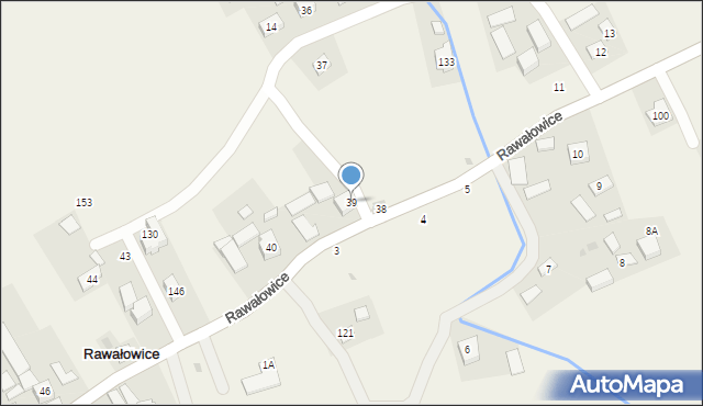 Rawałowice, Rawałowice, 39, mapa Rawałowice