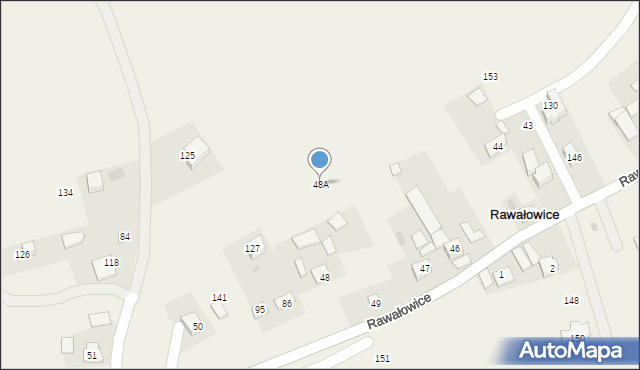 Rawałowice, Rawałowice, 48A, mapa Rawałowice