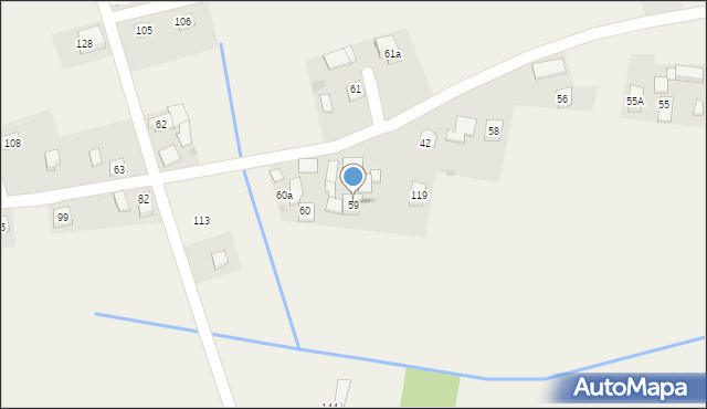 Rawałowice, Rawałowice, 59, mapa Rawałowice