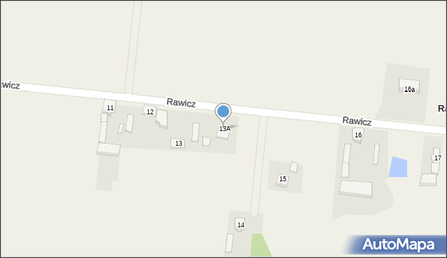 Rawicz, Rawicz, 13A, mapa Rawicz
