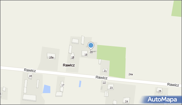 Rawicz, Rawicz, 20, mapa Rawicz