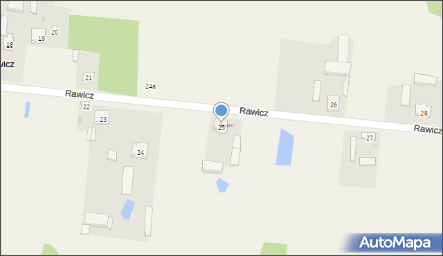 Rawicz, Rawicz, 25, mapa Rawicz