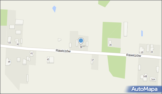 Rawiczów, Rawiczów, 38, mapa Rawiczów