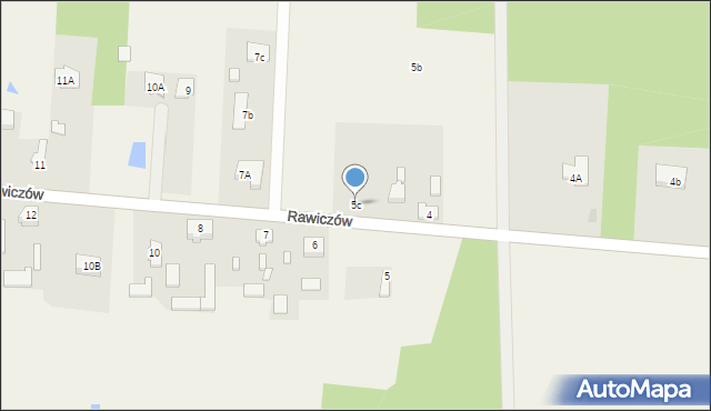Rawiczów, Rawiczów, 5c, mapa Rawiczów