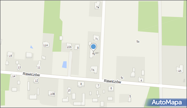 Rawiczów, Rawiczów, 7b, mapa Rawiczów