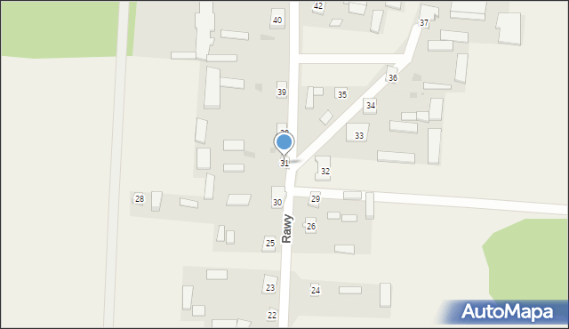 Rawy, Rawy, 31, mapa Rawy