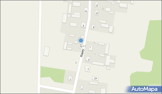 Rawy, Rawy, 5, mapa Rawy