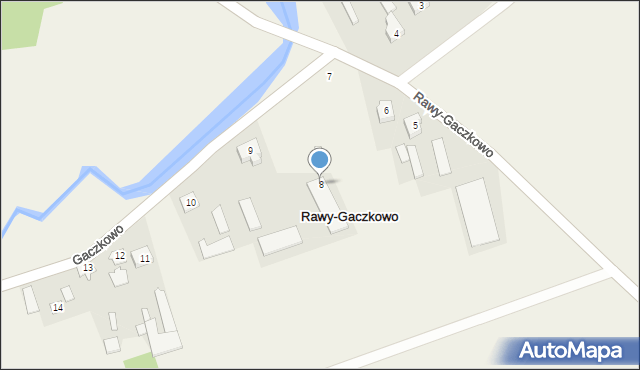 Rawy-Gaczkowo, Rawy-Gaczkowo, 8, mapa Rawy-Gaczkowo
