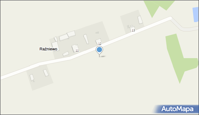 Raźniewo, Raźniewo, 12a, mapa Raźniewo