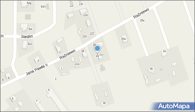 Raźniewo, Raźniewo, 41, mapa Raźniewo