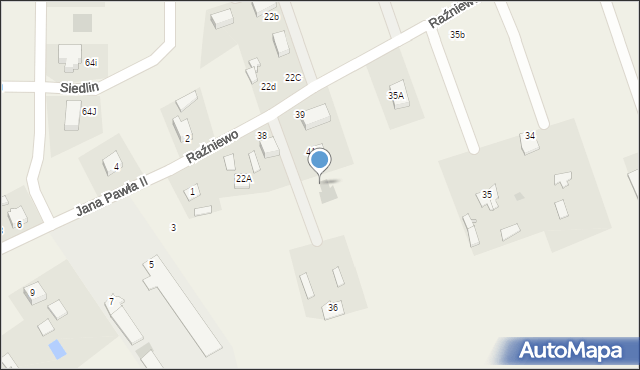 Raźniewo, Raźniewo, 43, mapa Raźniewo