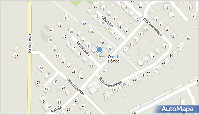 Ropczyce, Rataja Macieja, 10, mapa Ropczyce